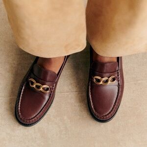 Sezane Vicky Loafers - Smooth Chocolate